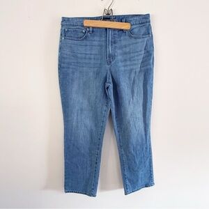 Talbots Women High Rise Modern Ankle Jean Sz 12 Casual Capsule Timeless Classic